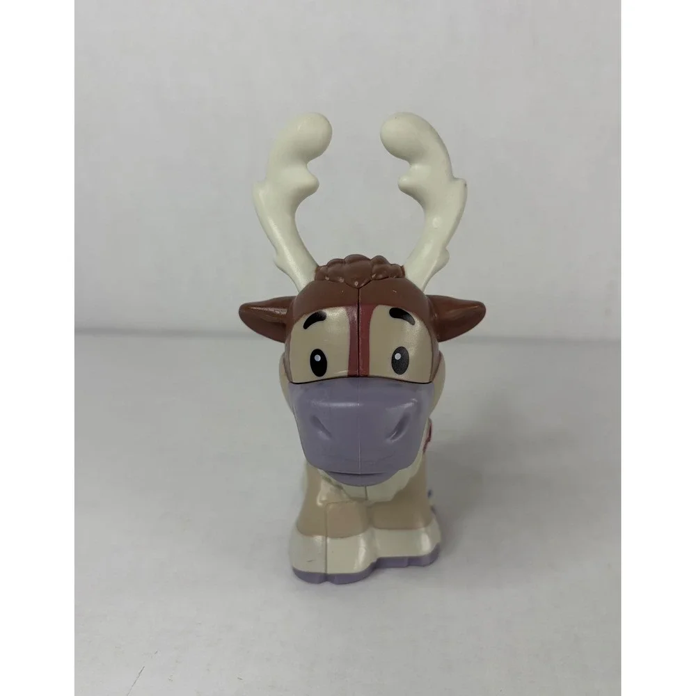 Fisher Price Little People Disney Frozen Sven Reindeer Figure GGV30 Brown Purple